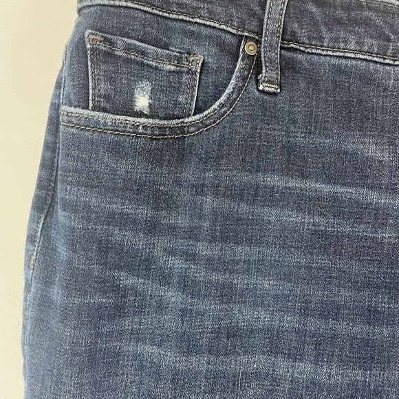 Chicos so slimming medium blue jeans. Soo cute with a little distressing. - Picture 5 of 5